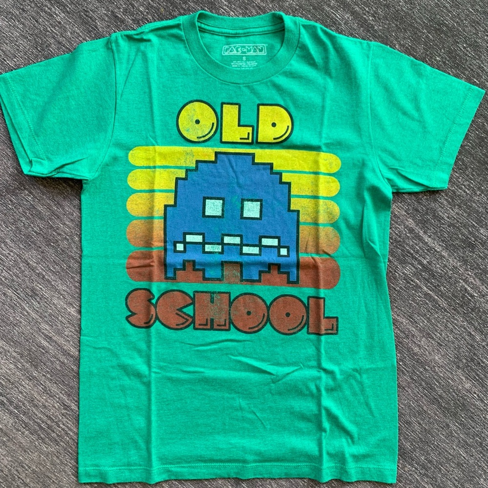 Pac-Man Old School NAMCO Bandai Games Shirt Size Small